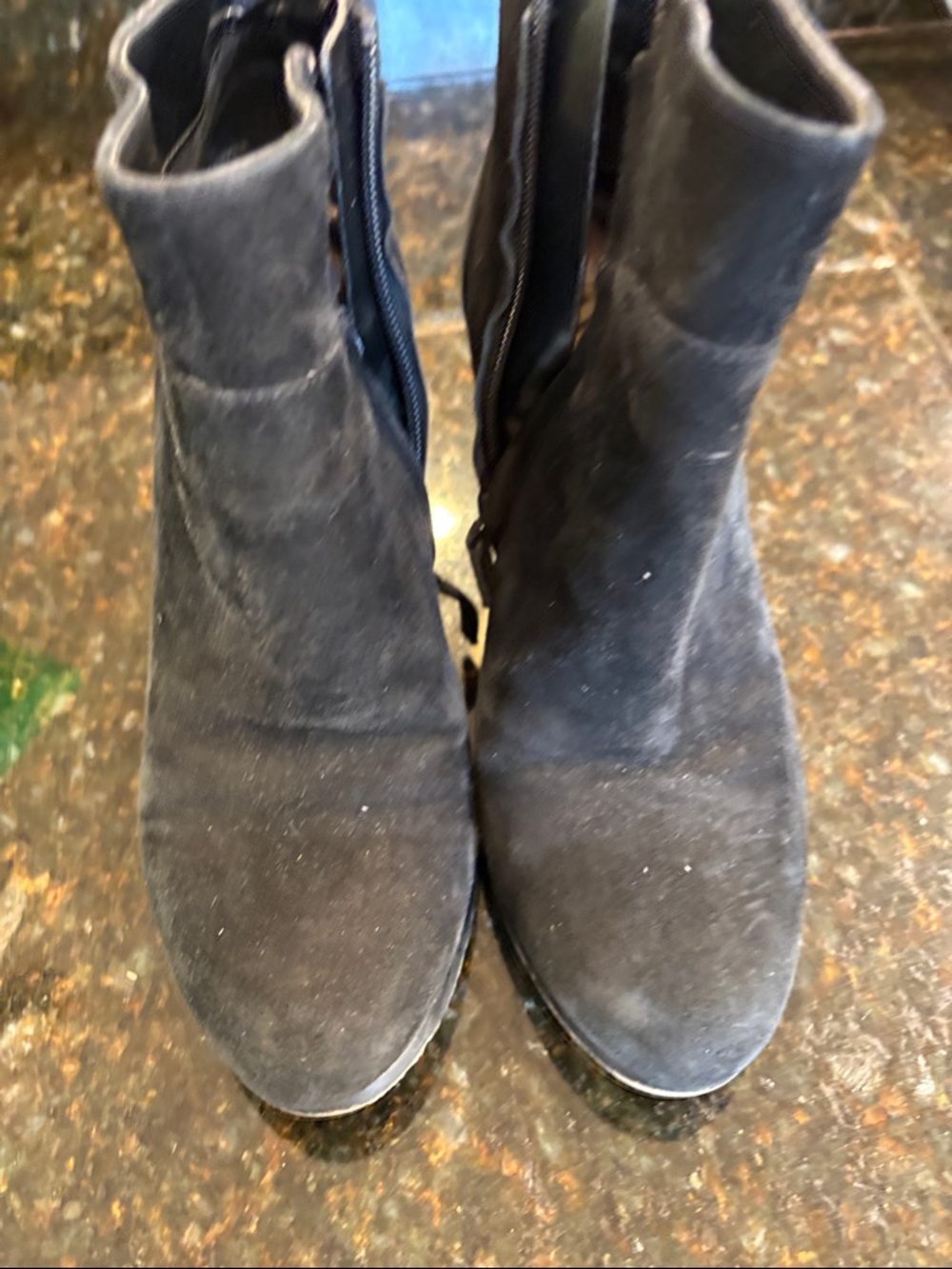Sam Edelman Black Suede Ankle Booties